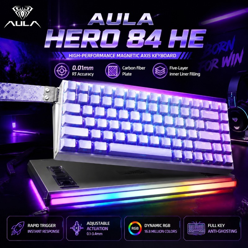 Gaming Keyboard Ergo - Механическая игровая клавиатура AULA HERO84 с