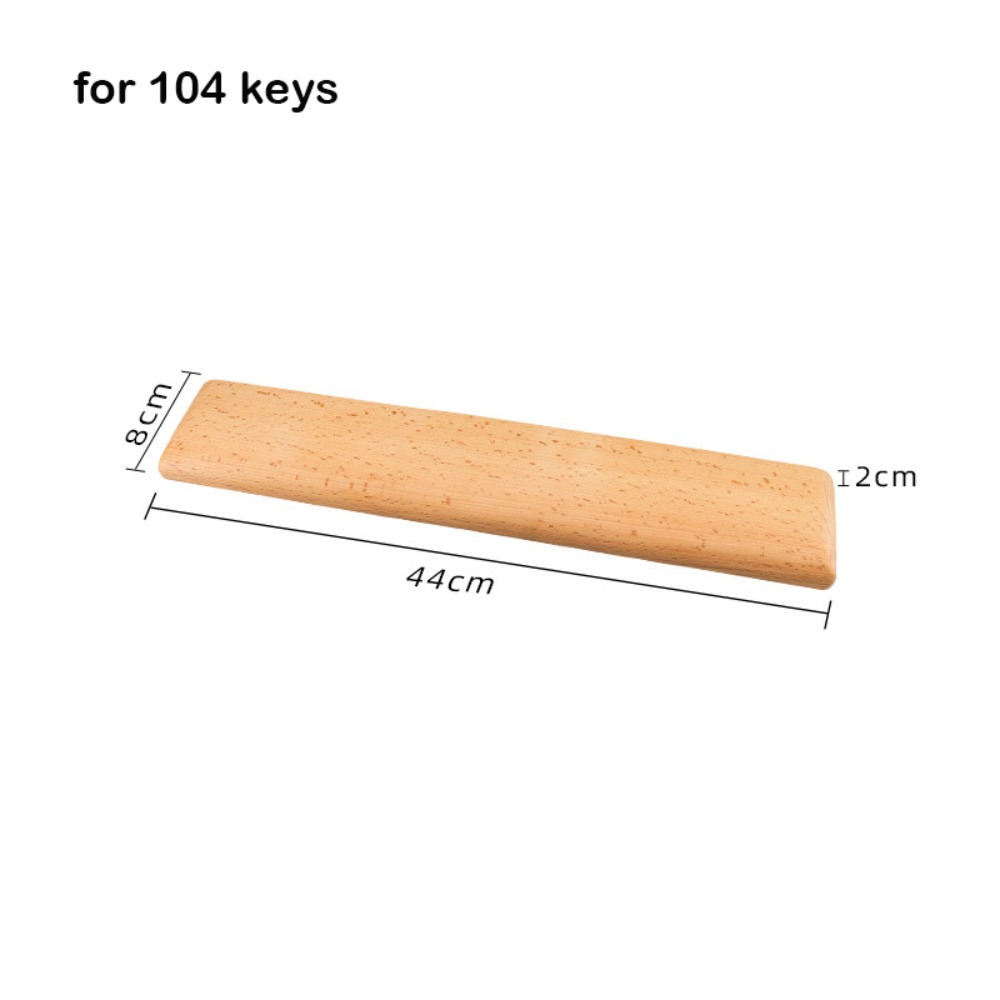 Wrist Rest Wood - Деревянная подставка для запястий для клавиатуры,