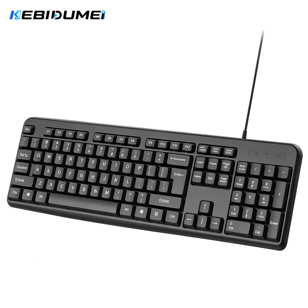 Gaming Keyboard And Mouse Set - Проводная USB-клавиатура KEBIDUMEI, 104 клавиши, стандартная