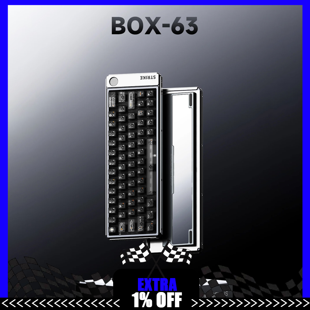 Gaming Keyboard Hall Effect Switches - Механическая клавиатура AULA BOX63 с переключателями