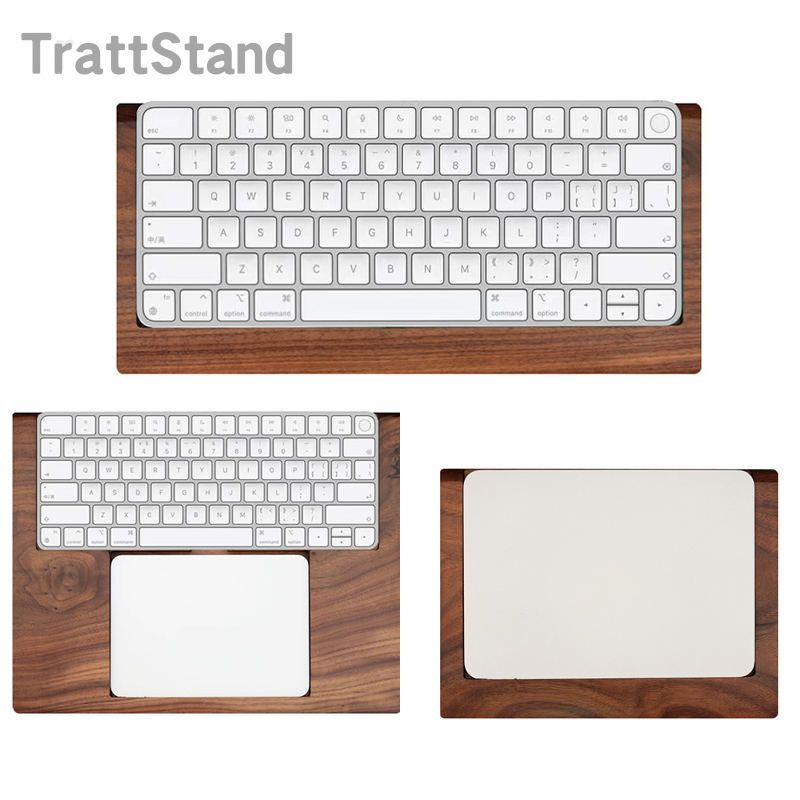 Wrist Rest Wood - Подставка-подлокотник 2-в-1 из массива орехового дерева