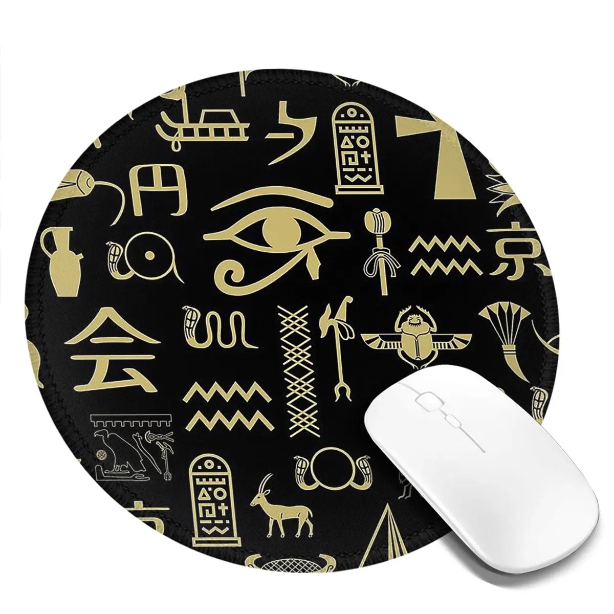 Gaming Keyboard Egypt - Круглый коврик для мыши с изображением
