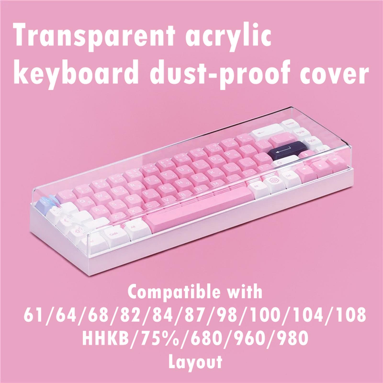 Gaming Keyboard Ergo - Акриловый пылезащитный чехол для механической клавиатуры,