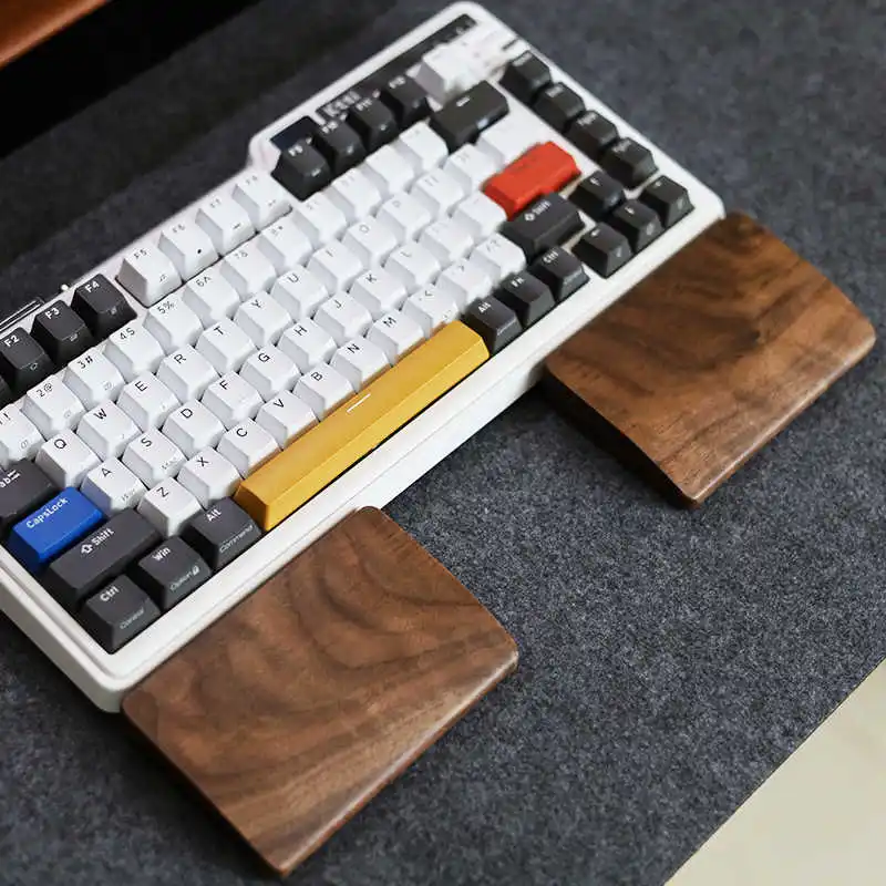 Wrist Rest Wood - Деревянная подставка для запястий с разделенной