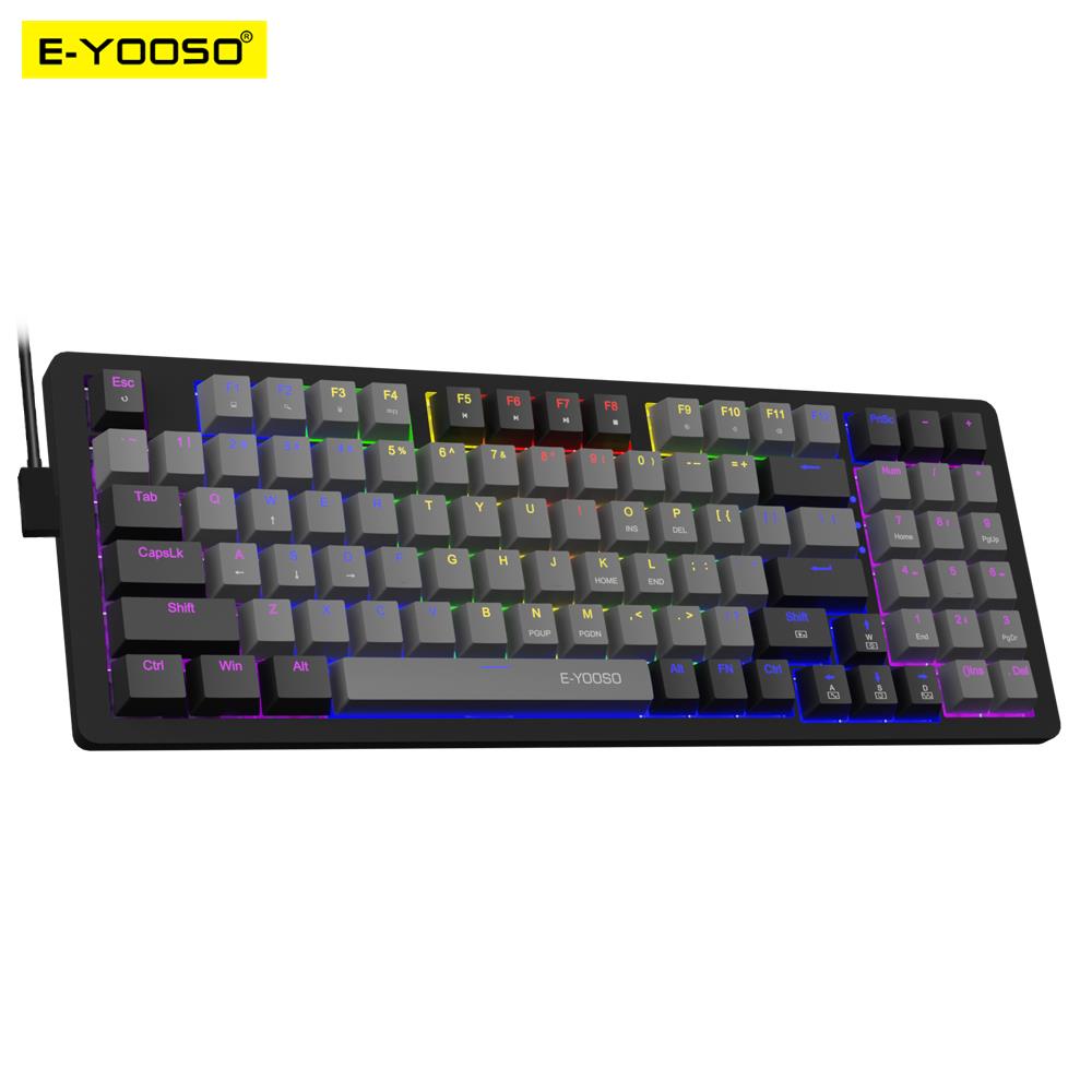 Gaming Keyboard And Mouse Set - E-YOOSO Z94 USB механическая игровая клавиатура,