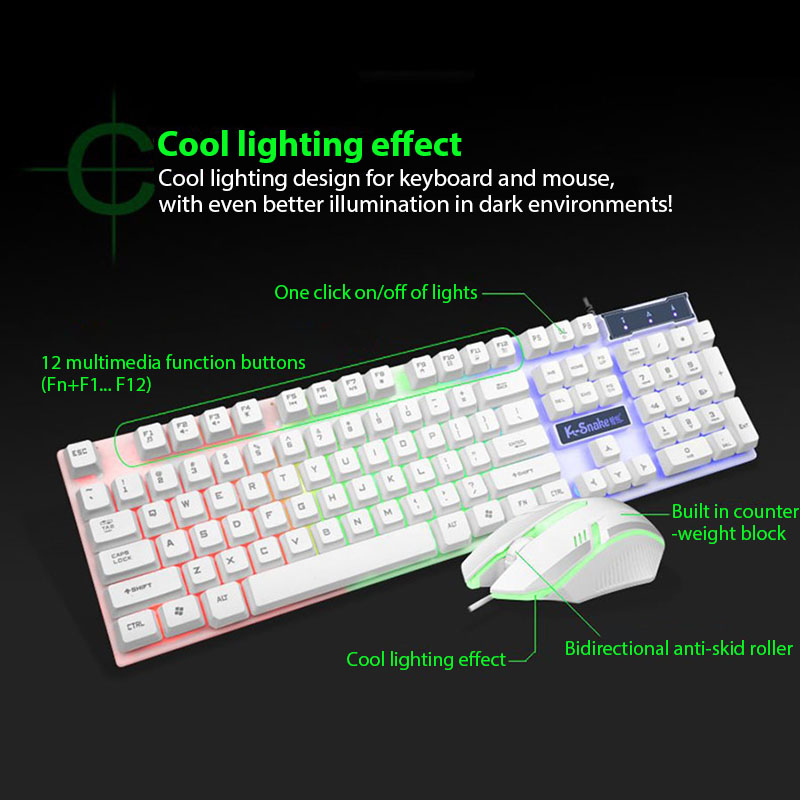 Набор клавиатуры и мыши KM320, – обзор и цена Gaming Keyboard And Mouse Set