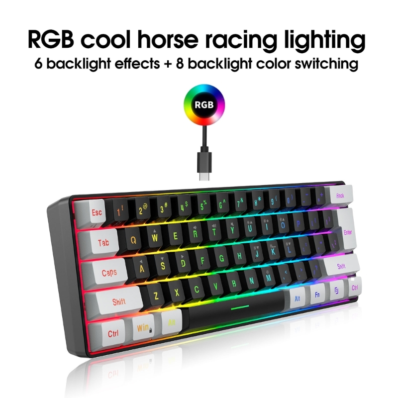 USB Проводная игровая клавиату – обзор и цена Gaming Keyboard Half
