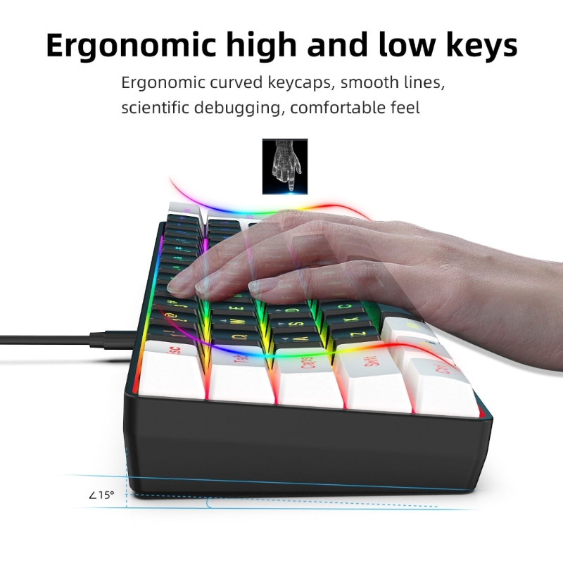 USB Проводная игровая клавиату – обзор и цена Gaming Keyboard Half
