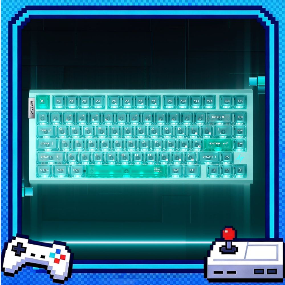 Клавиатура ATK RS7 Air Cyber с – обзор и цена Gaming Keyboard Hall Effect Switches