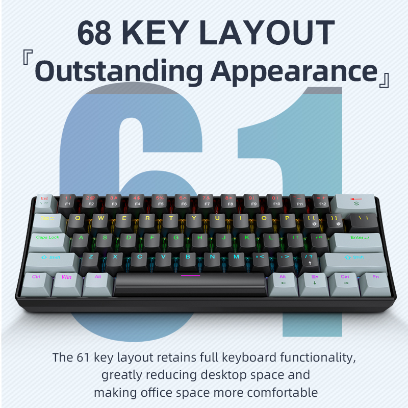 Мини-механическая клавиатура A – обзор и цена Gaming Keyboard Half
