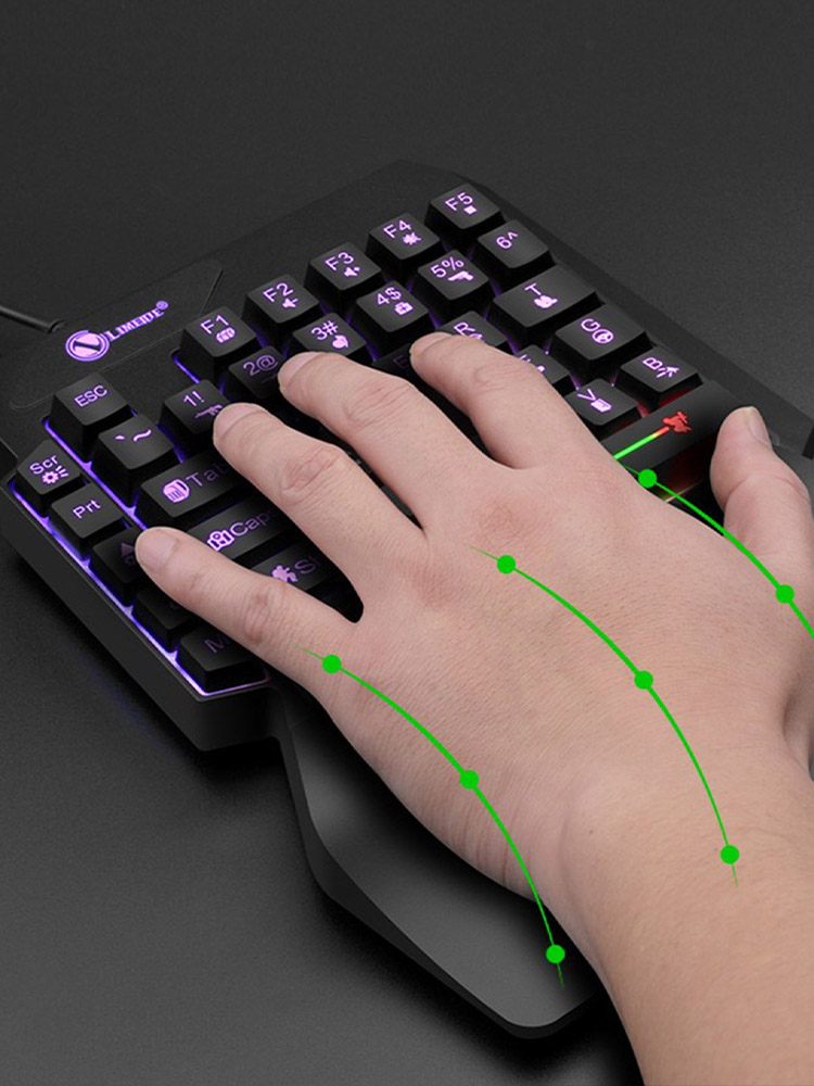 Механическая одноручная игрова – обзор и цена Gaming Keyboard Half