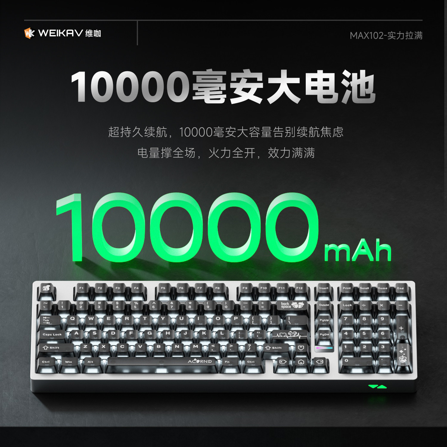 Беспроводная механическая клав – обзор и цена Gaming Keyboard Ergo