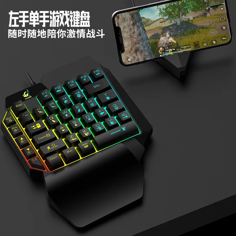 K15 одноручная клавиатура Gun  – обзор и цена Keyboard Gaming Amazon