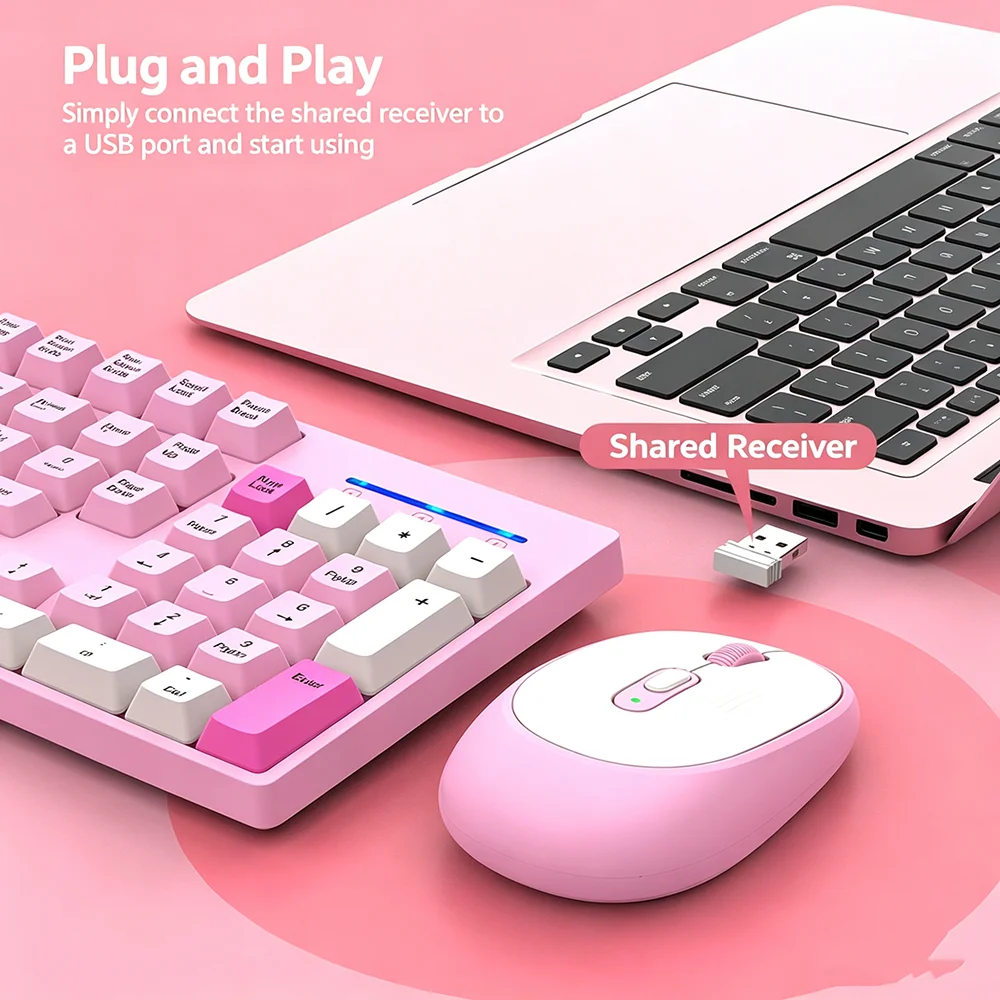Беспроводной комплект KEBIDUME – обзор и цена Gaming Keyboard And Mouse Set